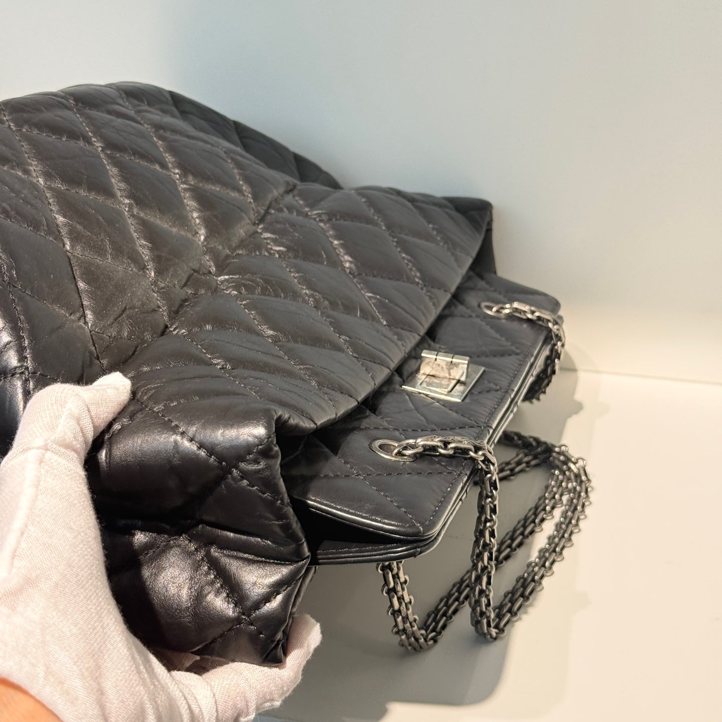 Chanel - 2.55 - Leather - Black