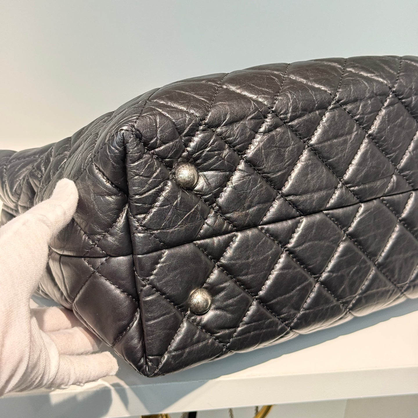 Chanel - 2.55 - Leather - Black