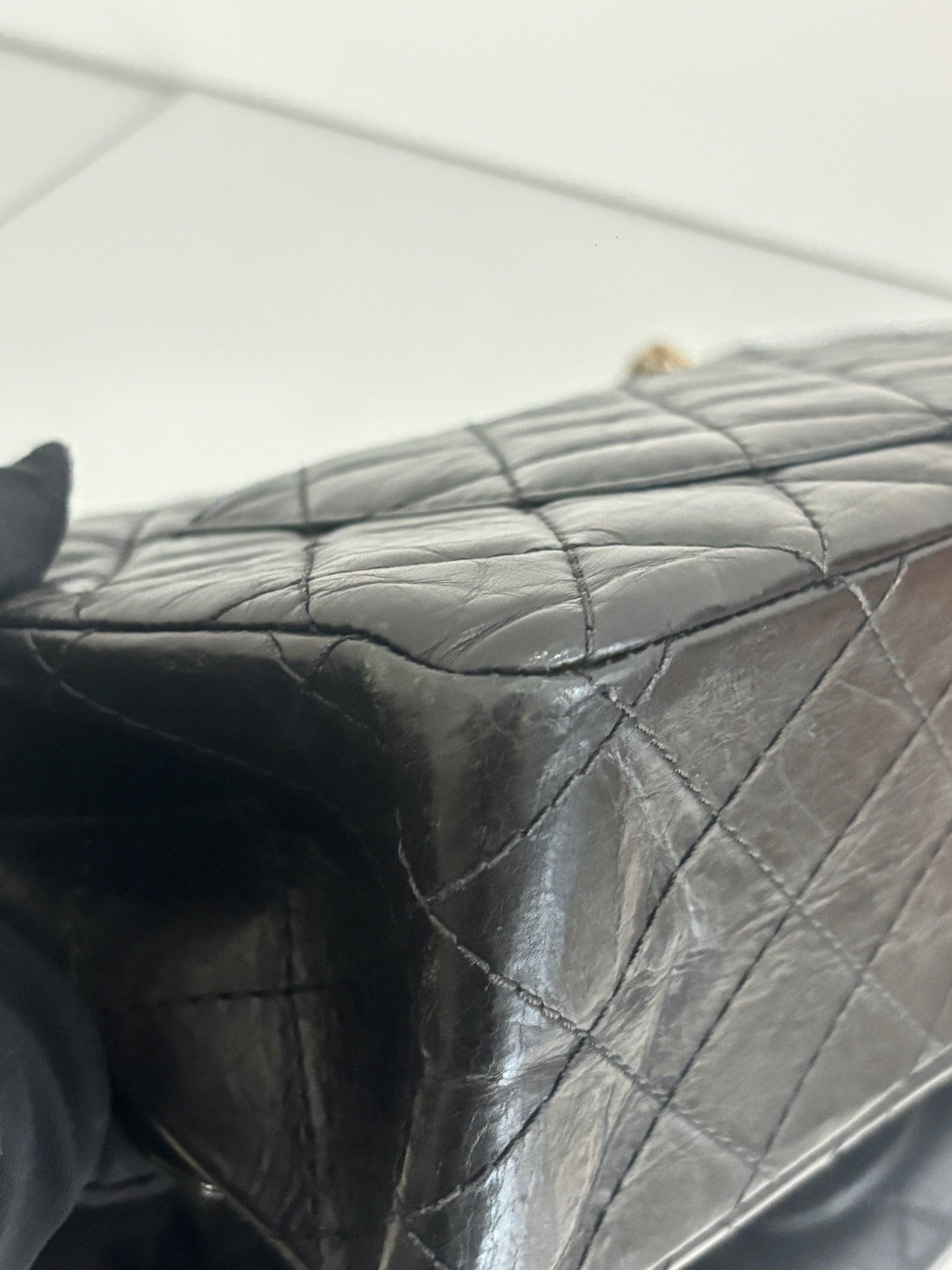 Chanel - 2.55 - Leather - Black