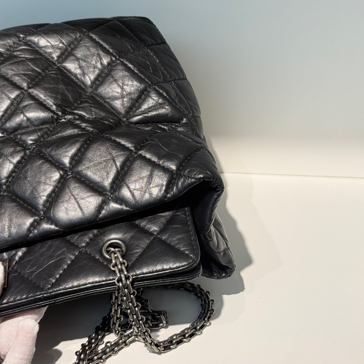 Chanel - 2.55 - Leather - Black