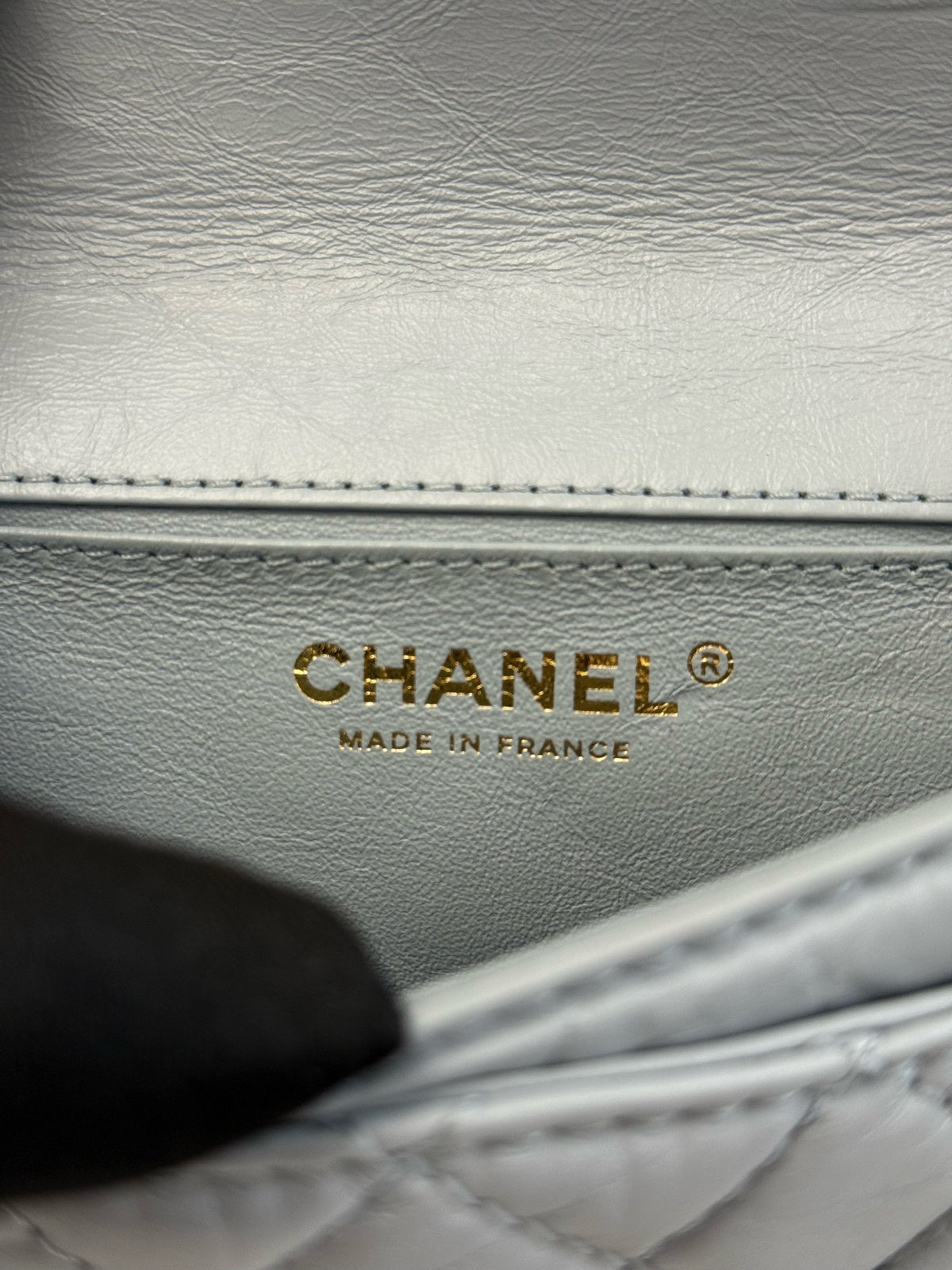 Chanel - 2.55 27 - Leather - Blue - (small)