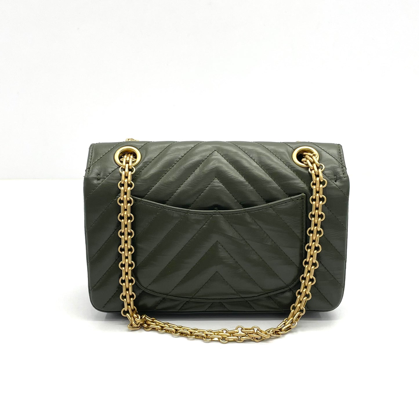 Chanel - 2.55 - Leather - Green