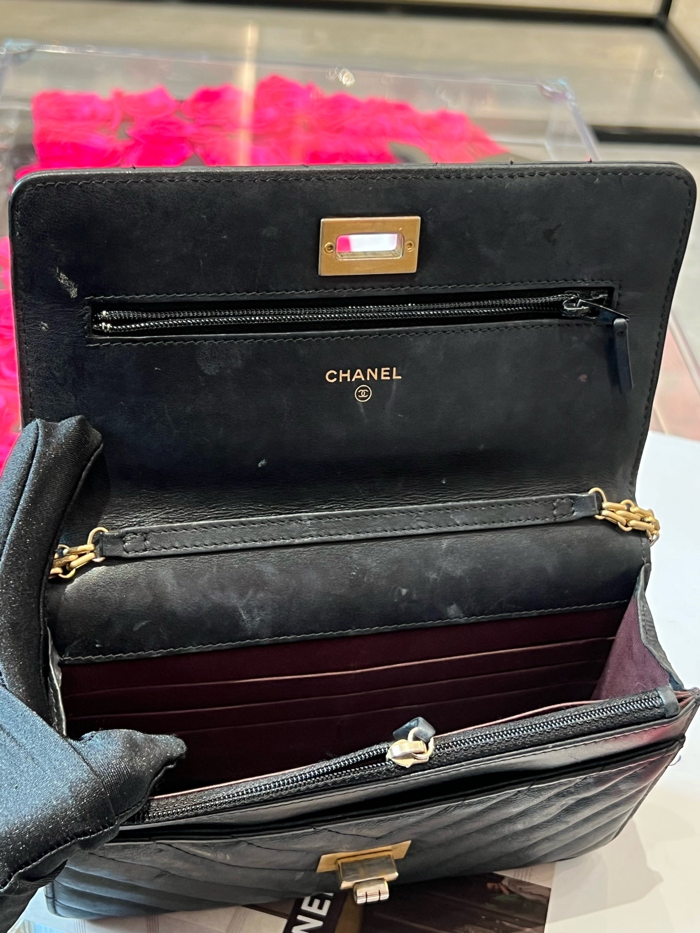 Chanel - 2.55 - Leather - Black