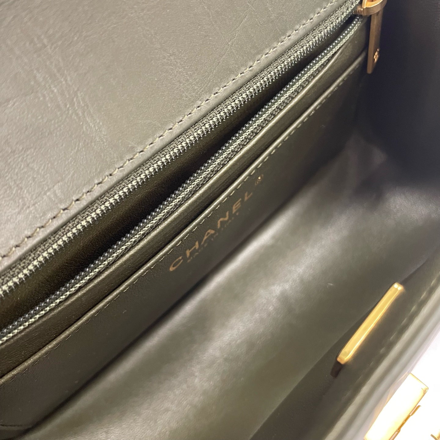 Chanel - 2.55 - Leather - Green