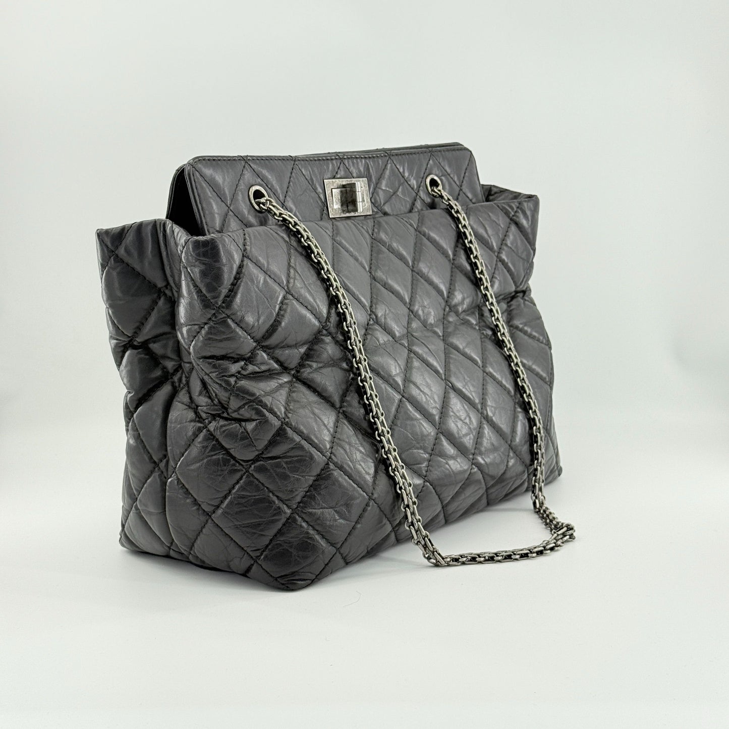 Chanel - 2.55 - Leather - Black
