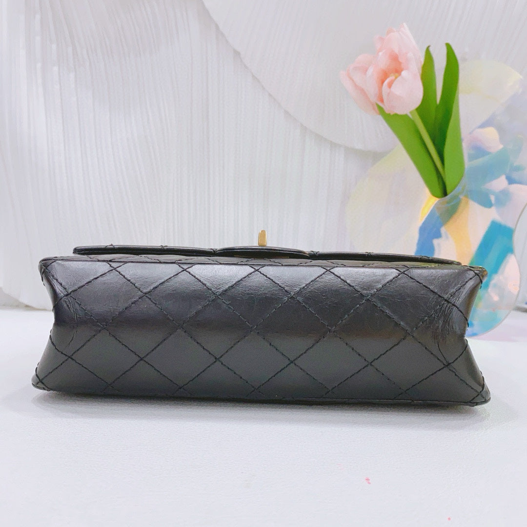 Chanel - 2.55 - Leather - Black