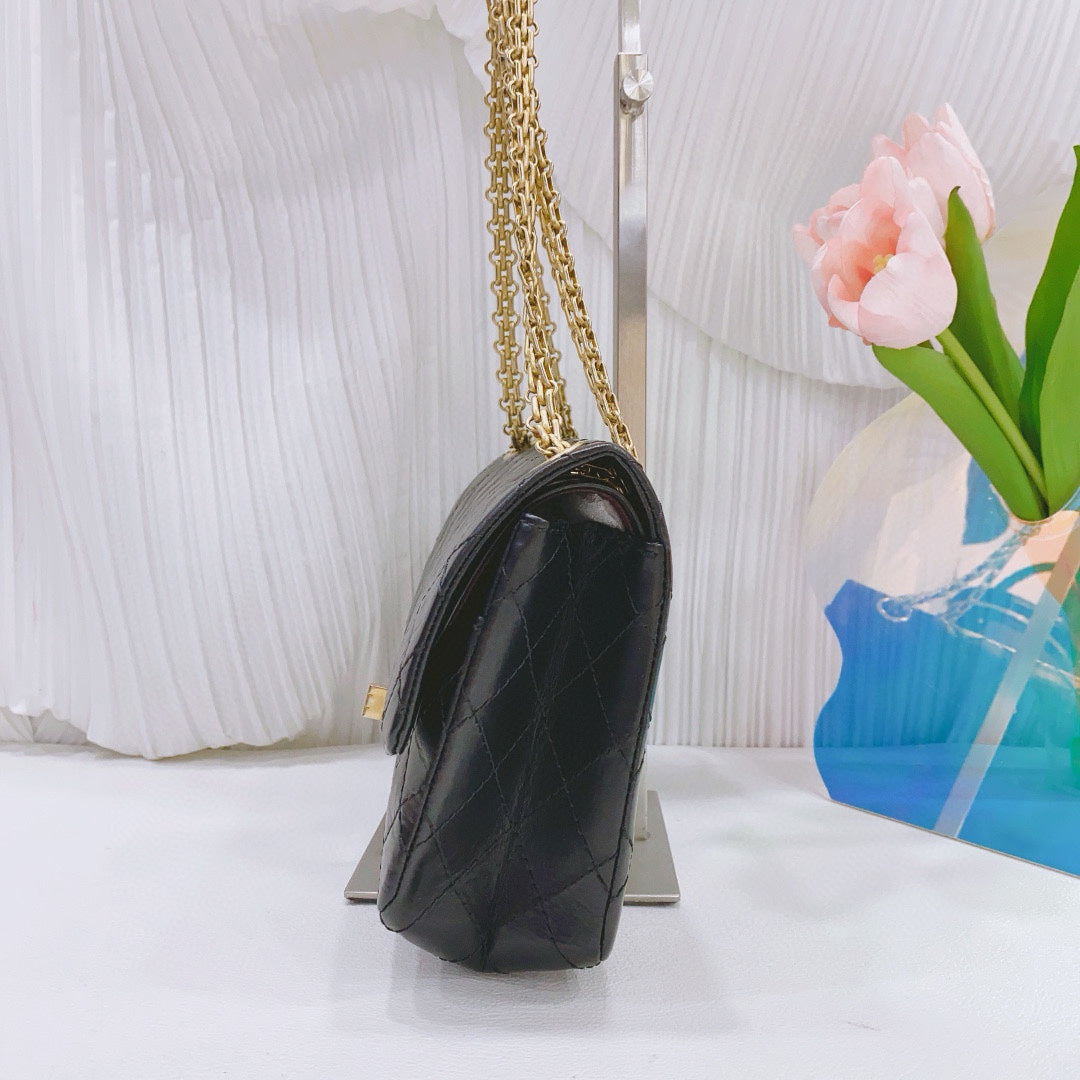 Chanel - 2.55 - Leather - Black