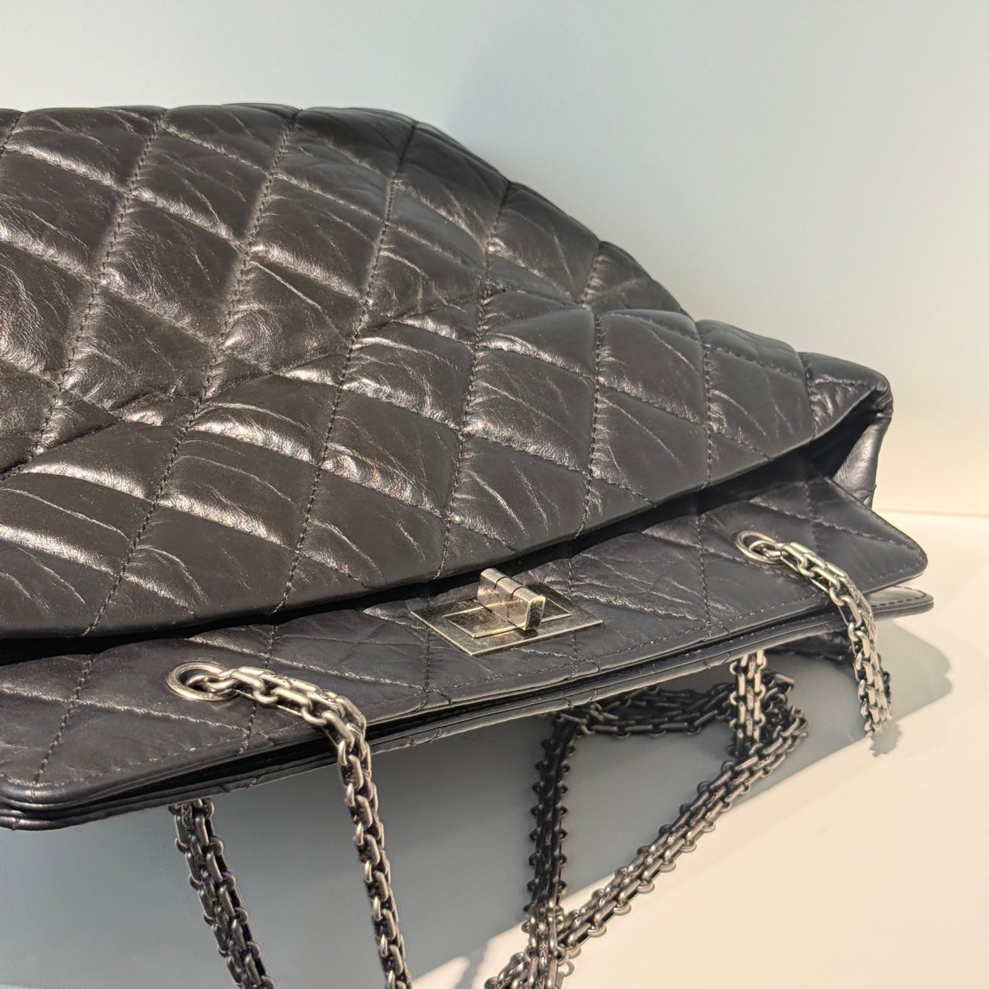 Chanel - 2.55 - Leather - Black