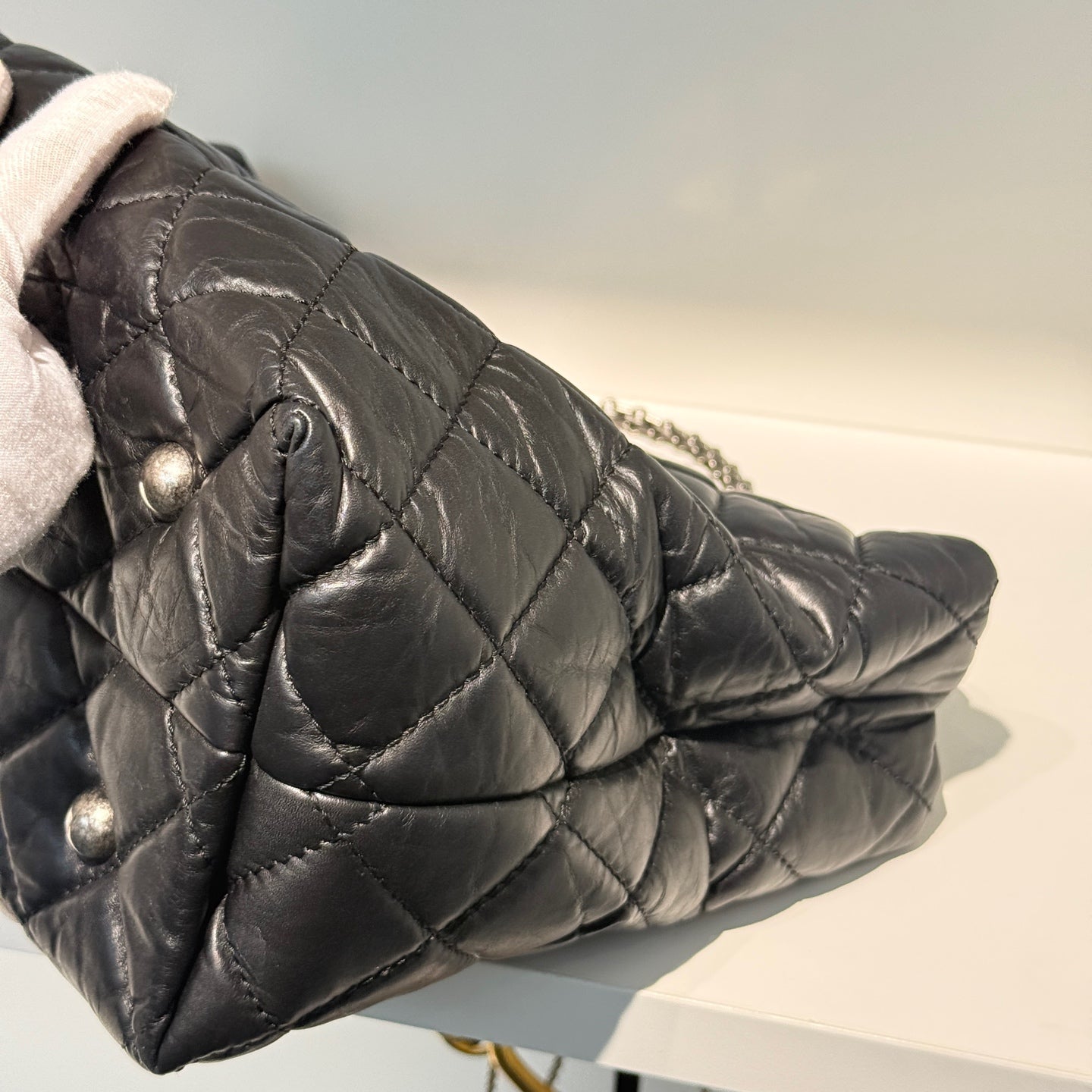 Chanel - 2.55 - Leather - Black