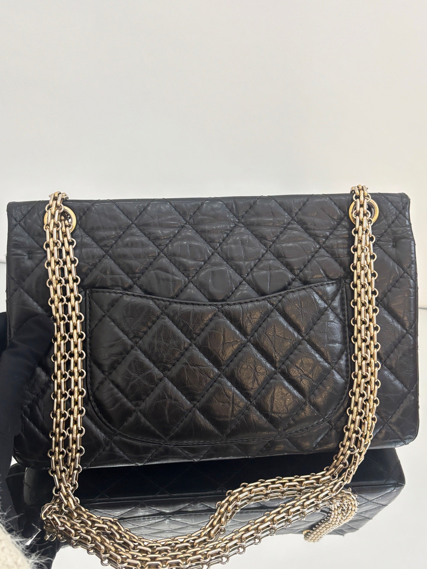 Chanel - 2.55 - Leather - Black