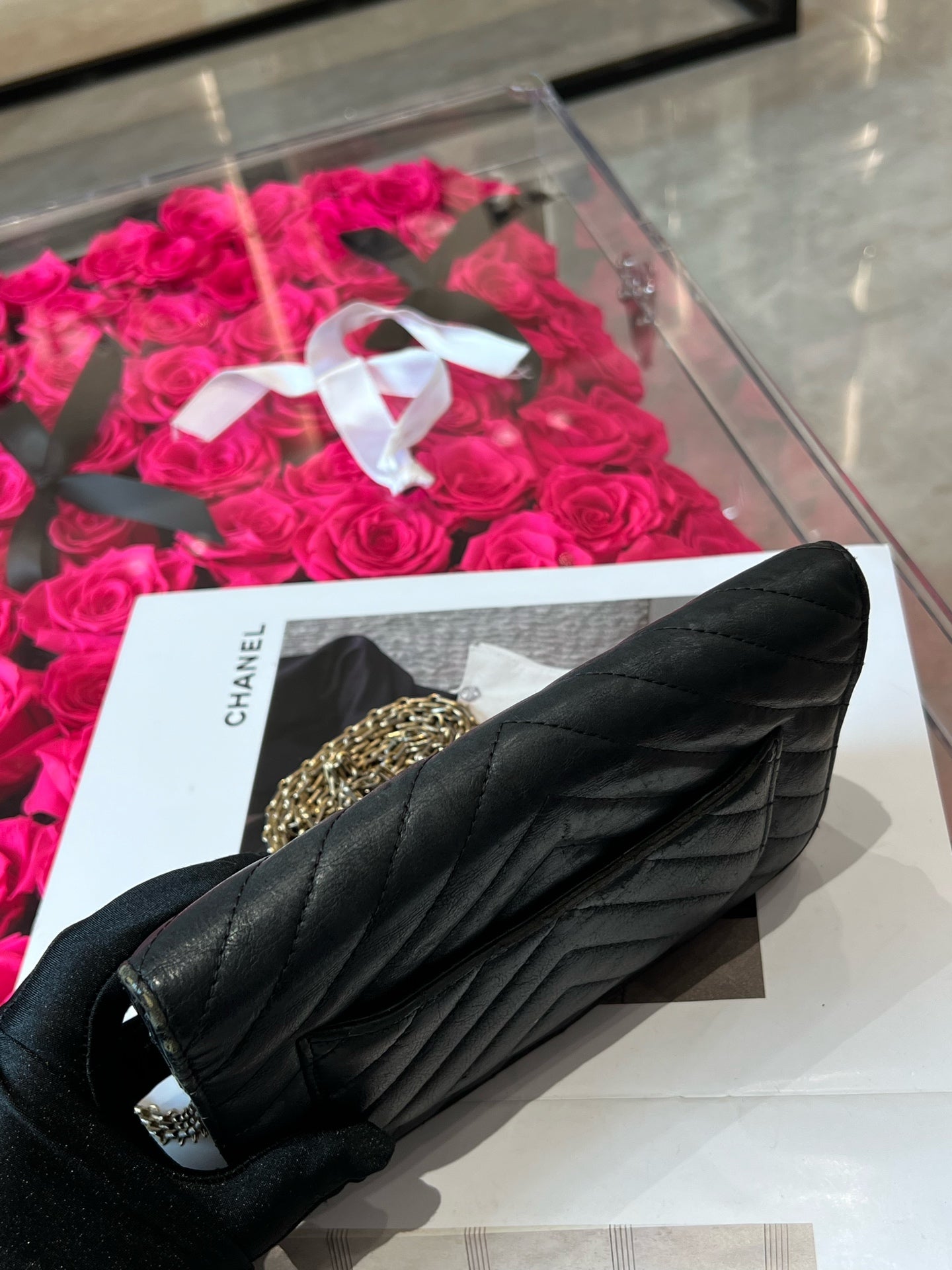 Chanel - 2.55 - Leather - Black