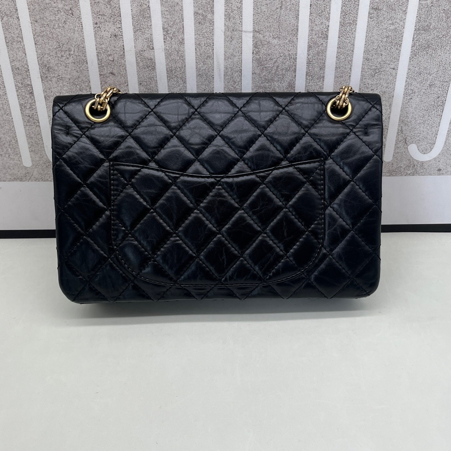 Chanel - 2.55 - Calfskin - Black - (medium)