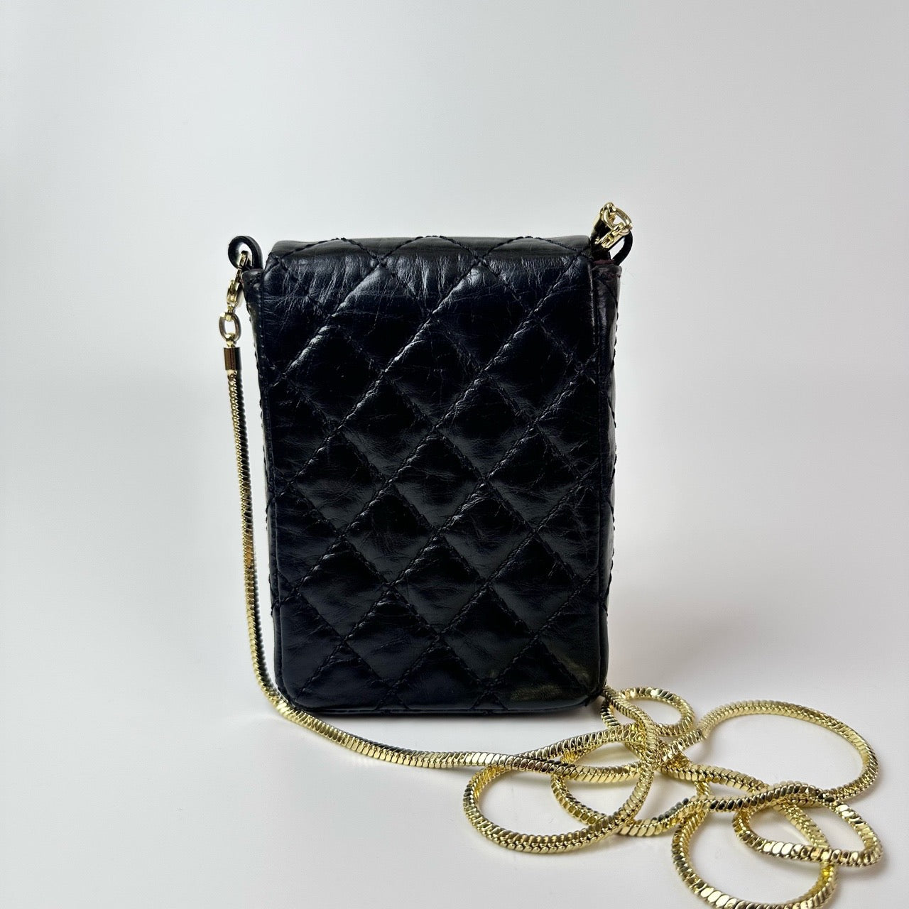 Chanel - 2.55 - Calfskin - Black - (mini)