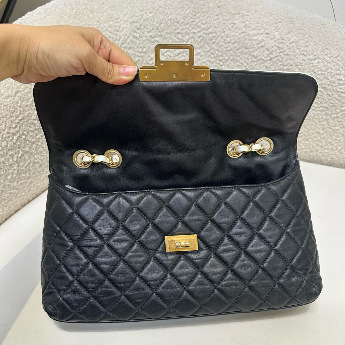 Chanel - 2.55 Classic - Leather - Multicolour - (Small)