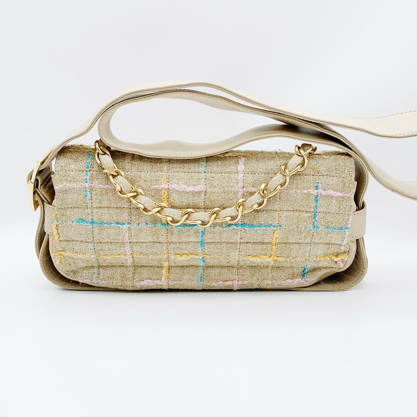 Chanel - 2.55 - Cloth - Beige - (Other)