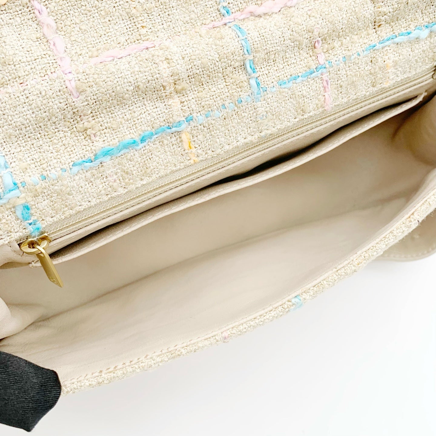 Chanel - 2.55 - Cloth - Beige - (Other)