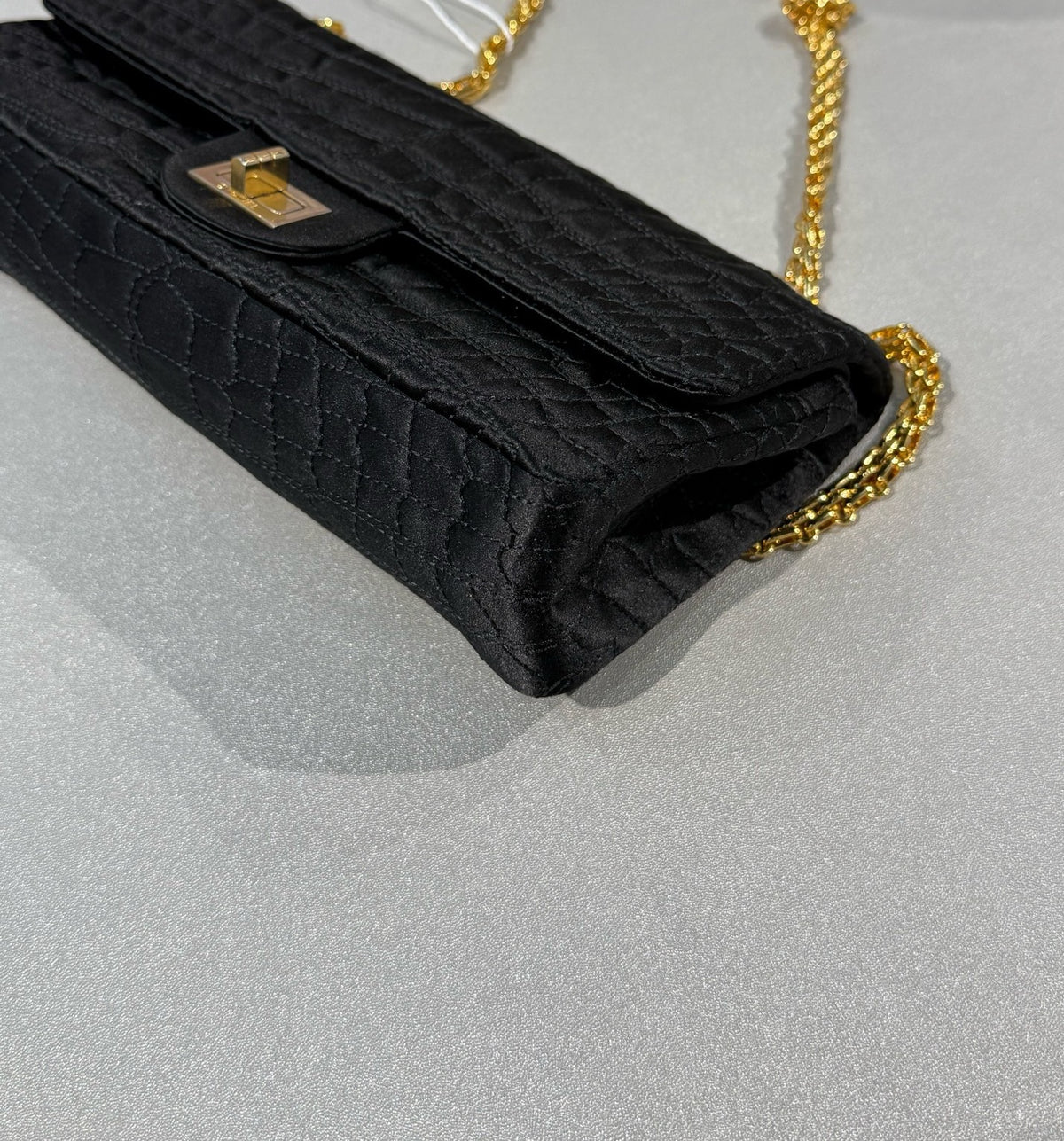 Chanel - 2.55 - Cloth - Black - (small)