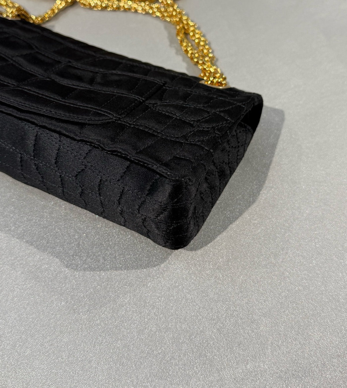 Chanel - 2.55 - Cloth - Black - (small)