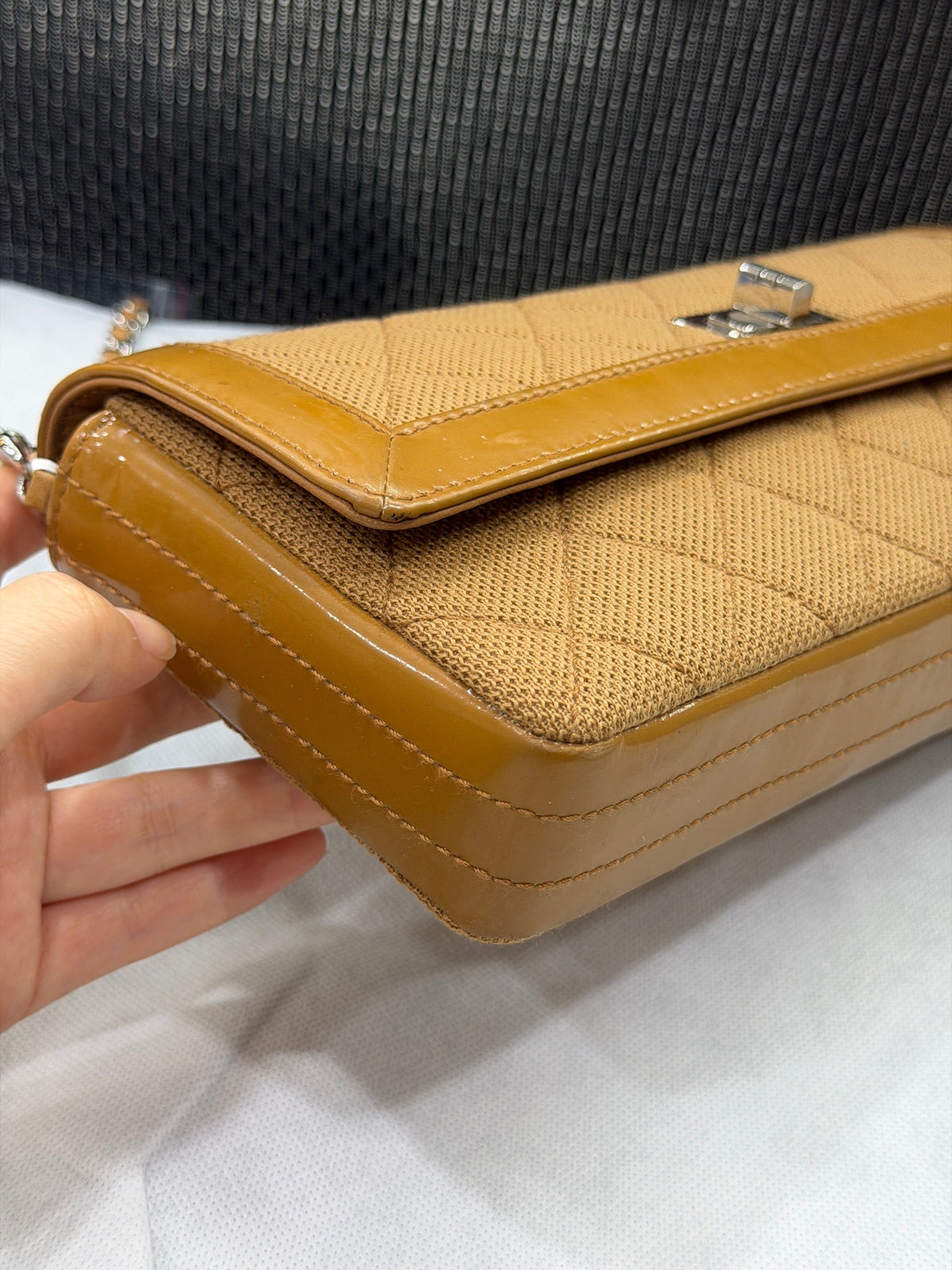 Chanel - 2.55 - Cloth - Camel