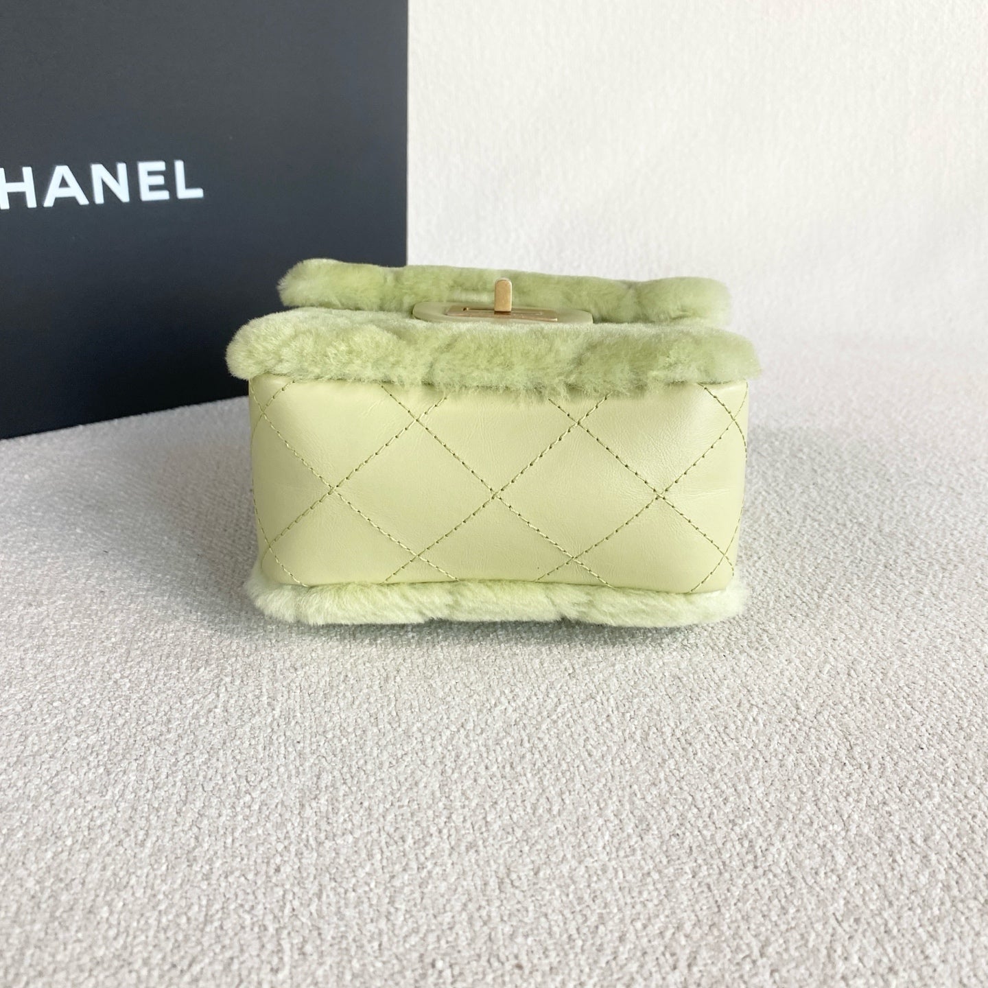 Chanel - 2.55 - Cloth - Green - (mini)