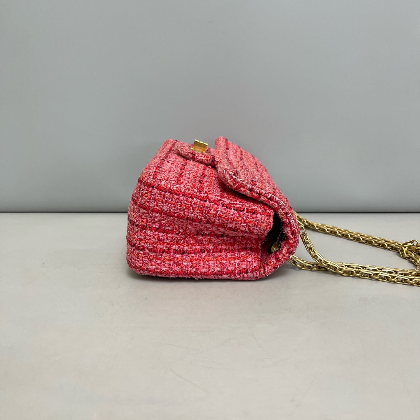 Chanel - 2.55 - Cloth - Pink - (mini)