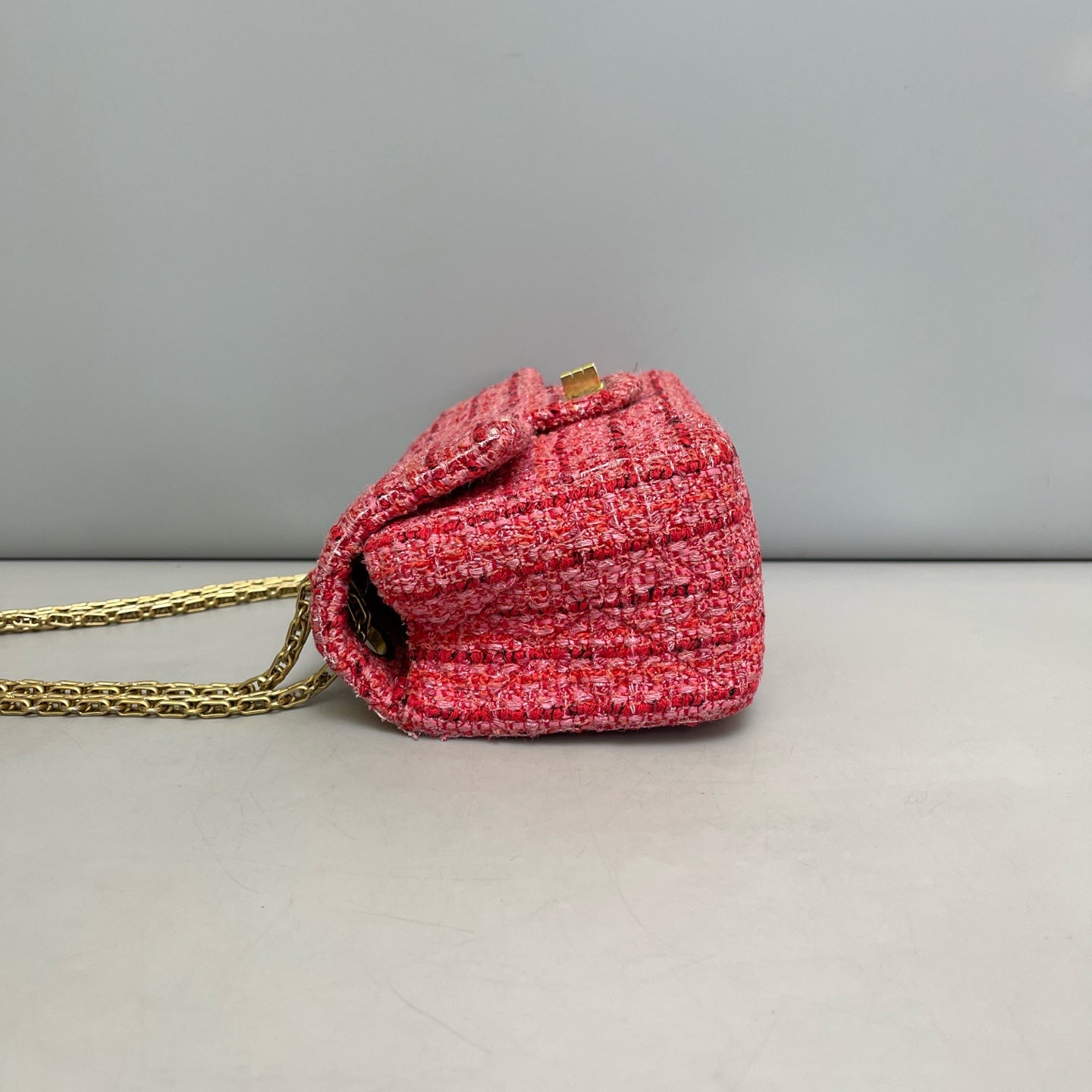 Chanel - 2.55 - Cloth - Pink - (mini)