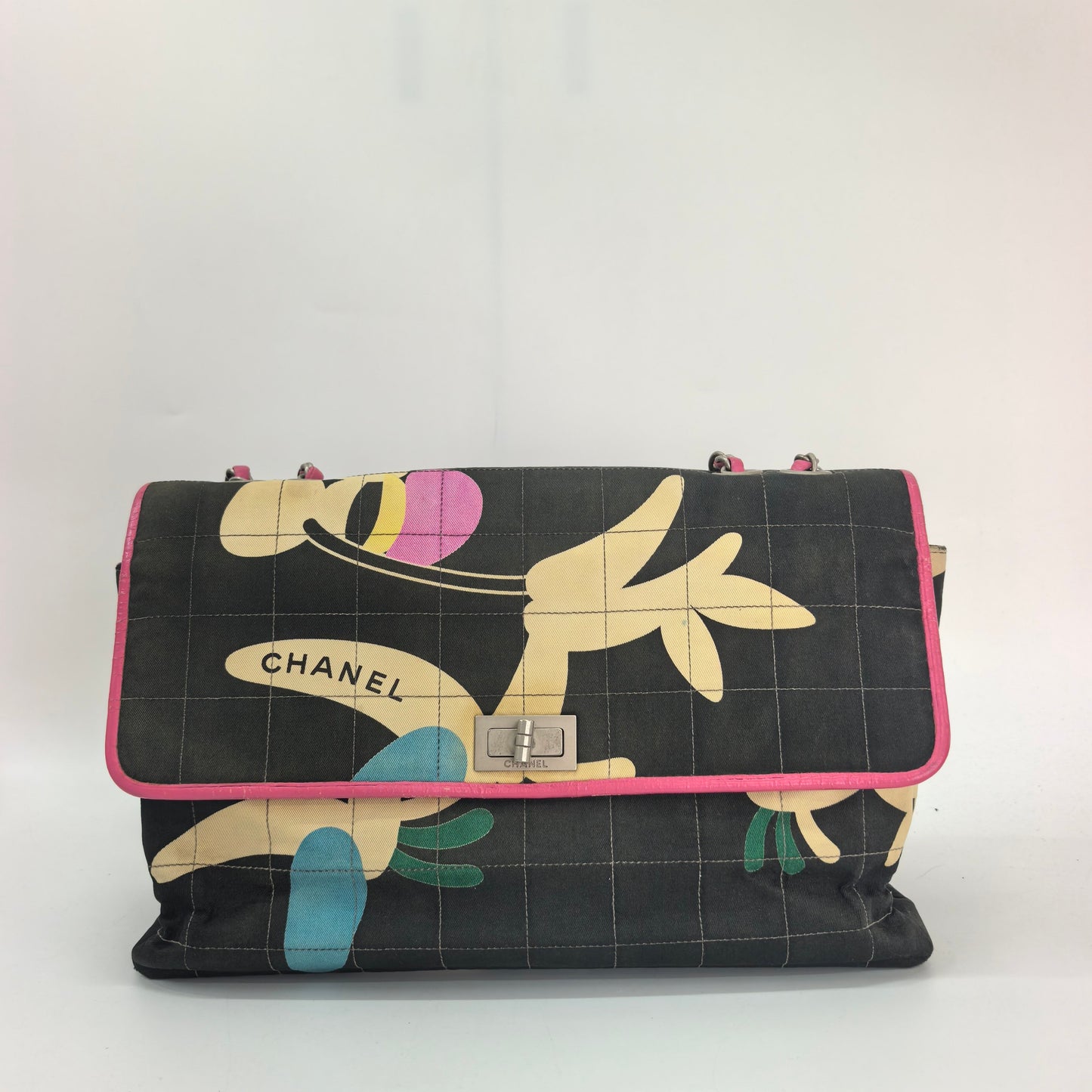 Chanel - 2.55 Gemini Double Face - Fabric - Black - (medium)