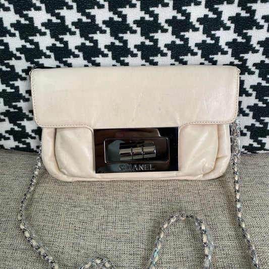 Chanel - 2.55 - Leather - Beige - (mini)