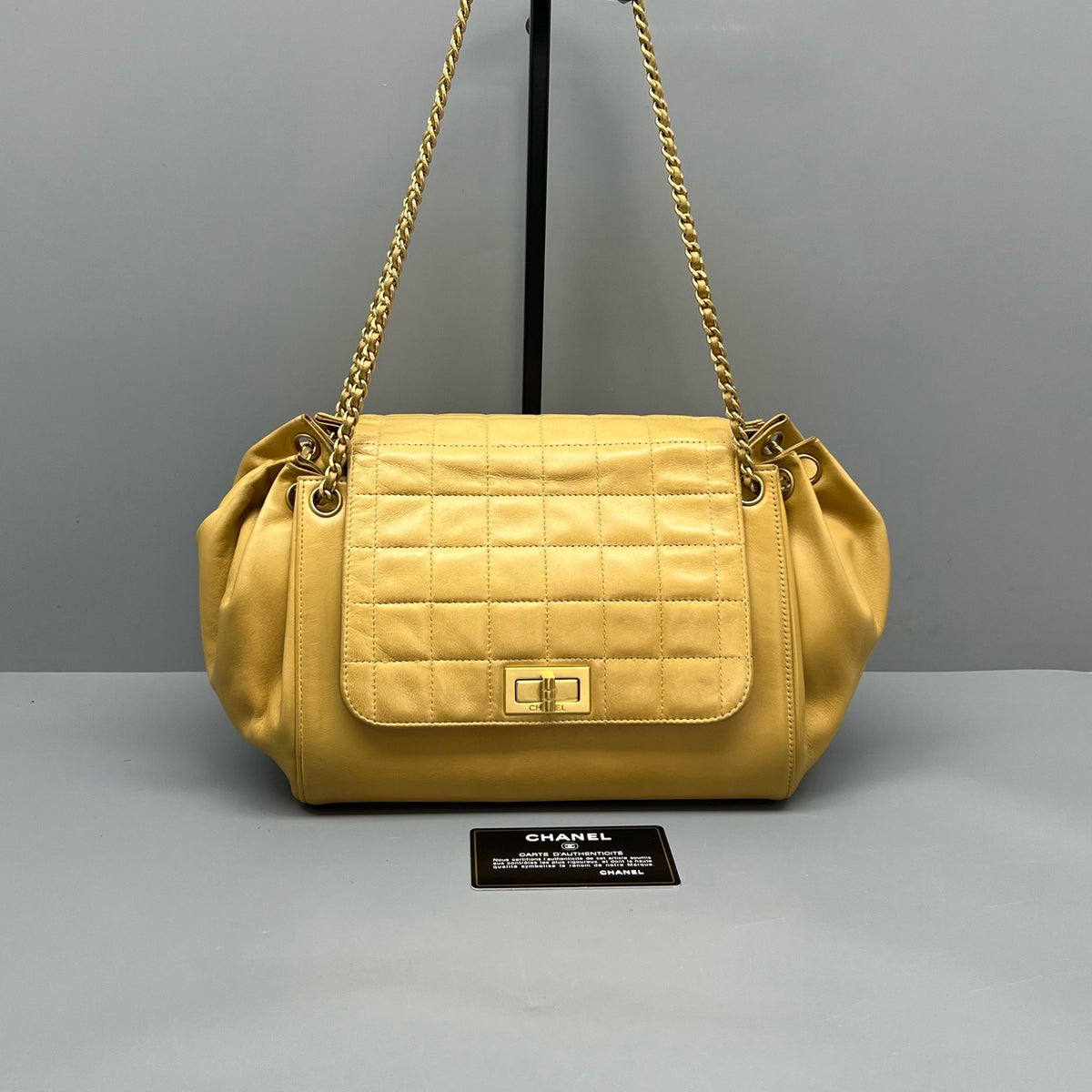 Chanel - 2.55 - Leather - Beige - (small)