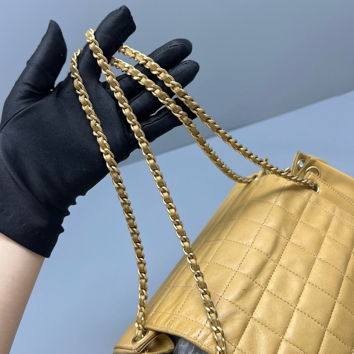 Chanel - 2.55 - Leather - Beige - (small)