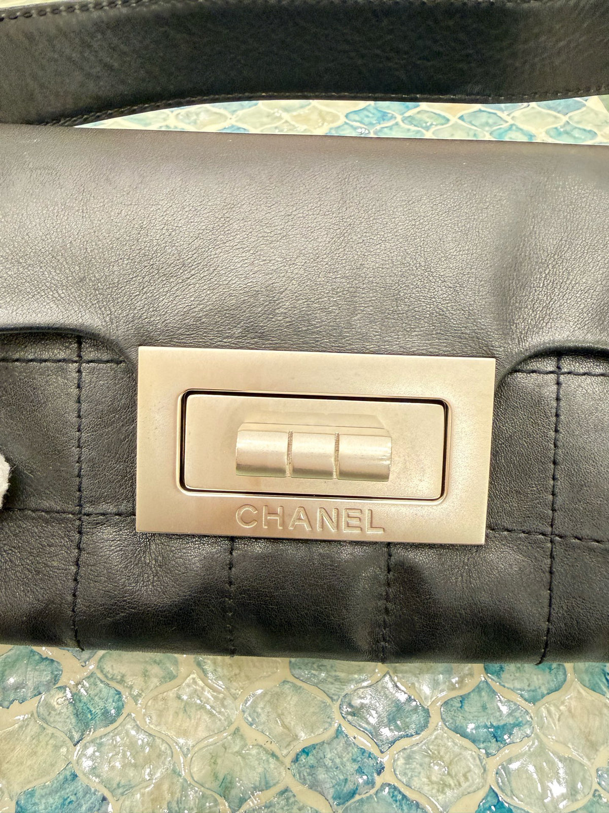 Chanel - 2.55 - Leather - Black