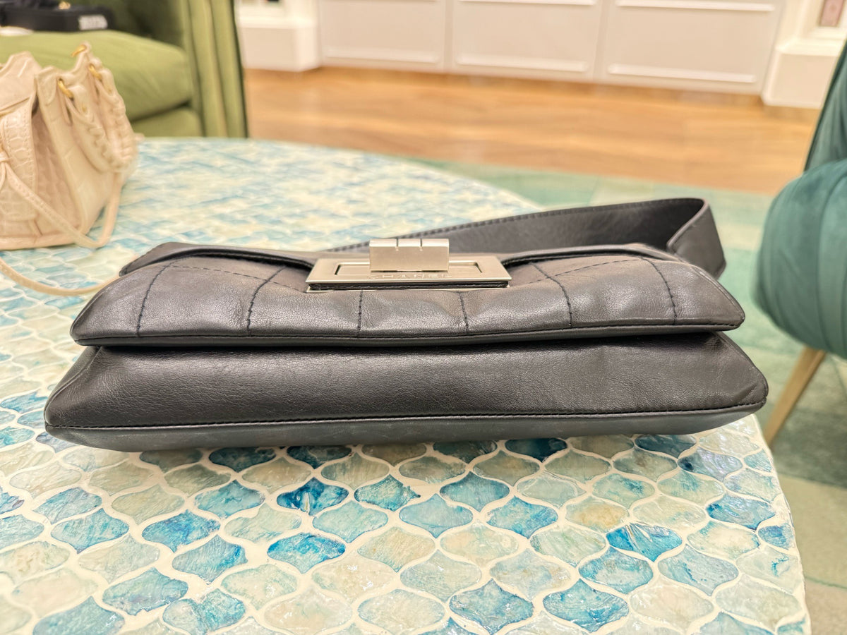 Chanel - 2.55 - Leather - Black
