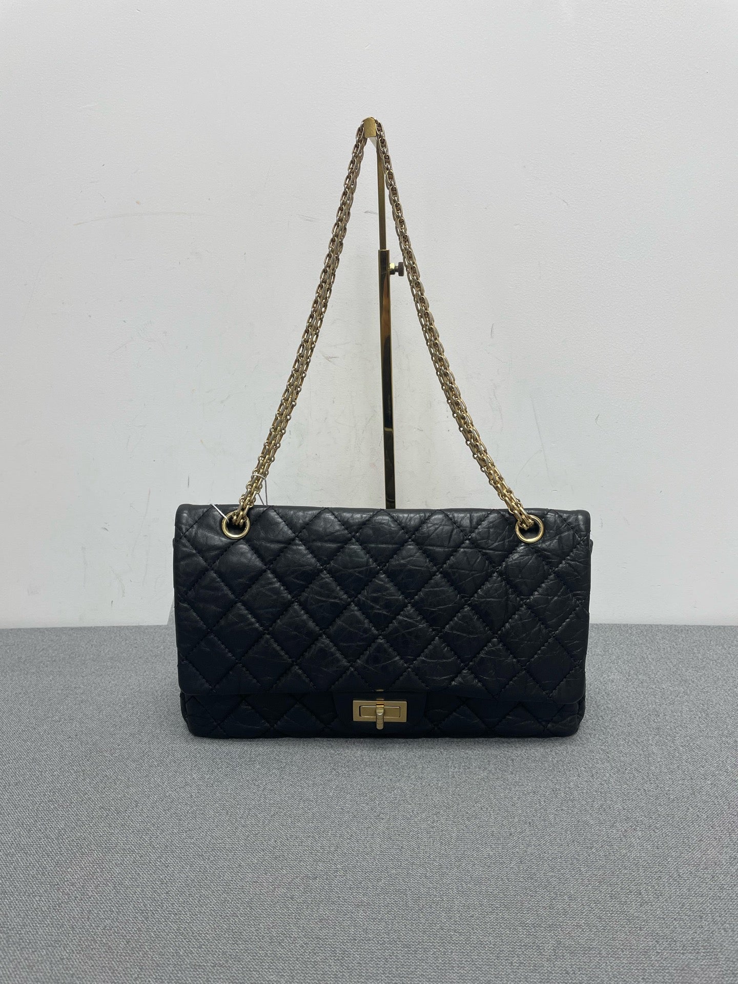 Chanel - 2.55 - Leather - Black - (large)