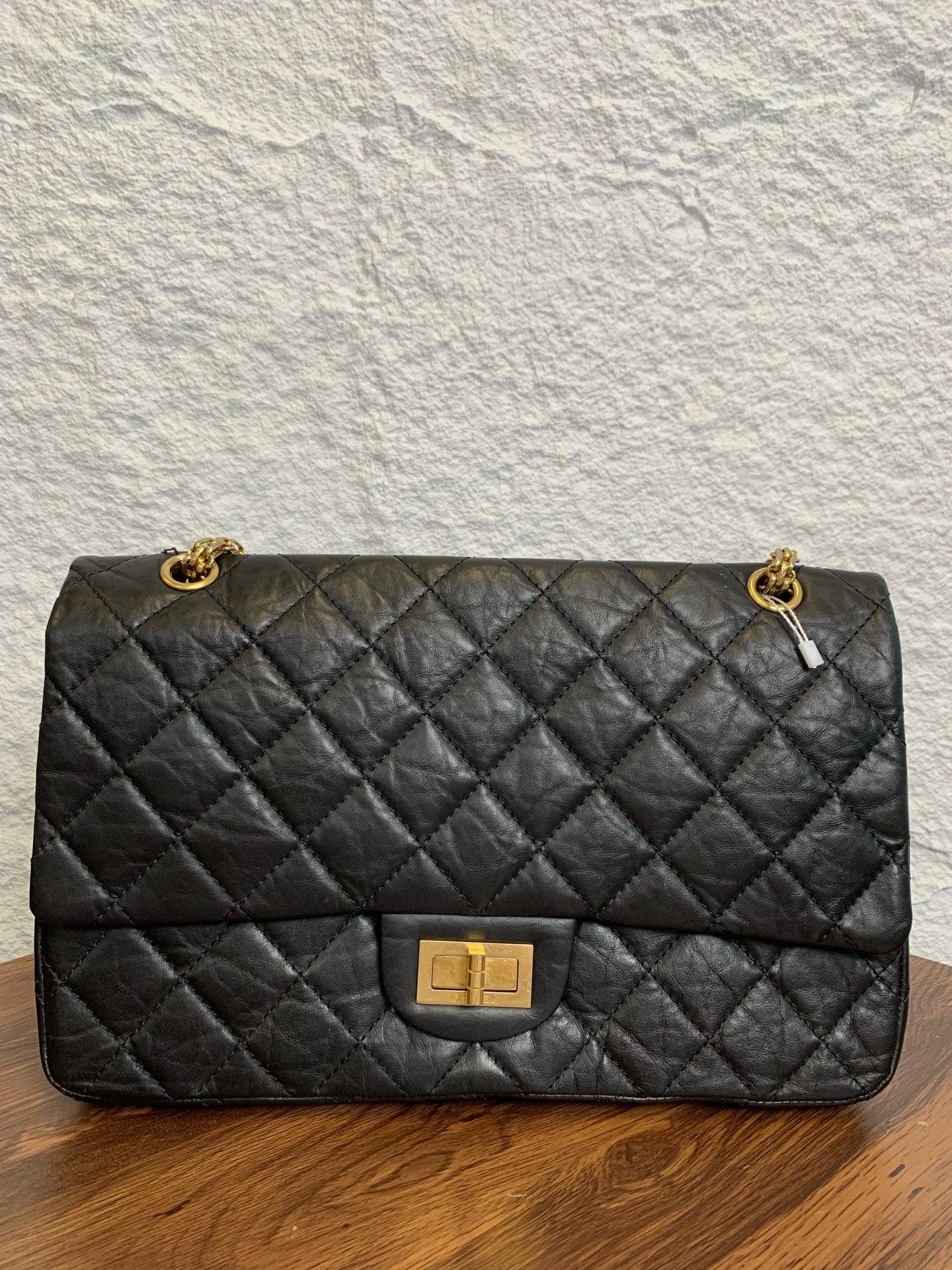 Chanel - 2.55 - Leather - Black - (large)