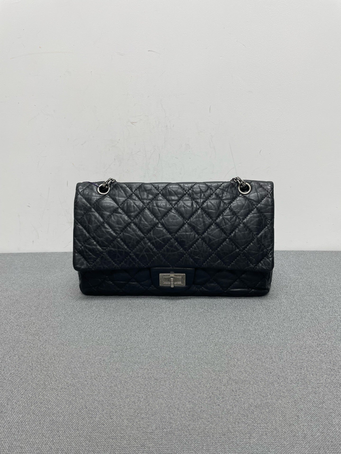Chanel - 2.55 - Leather - Black - (Large)