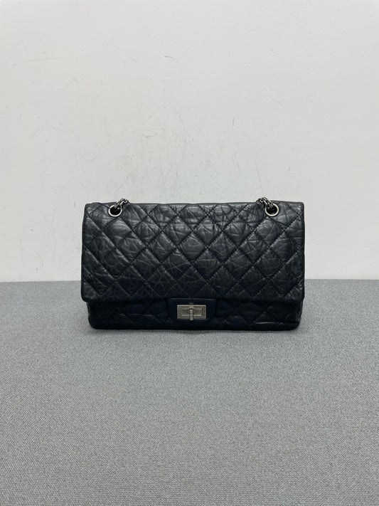 Chanel - 2.55 - Leather - Black - (Large)