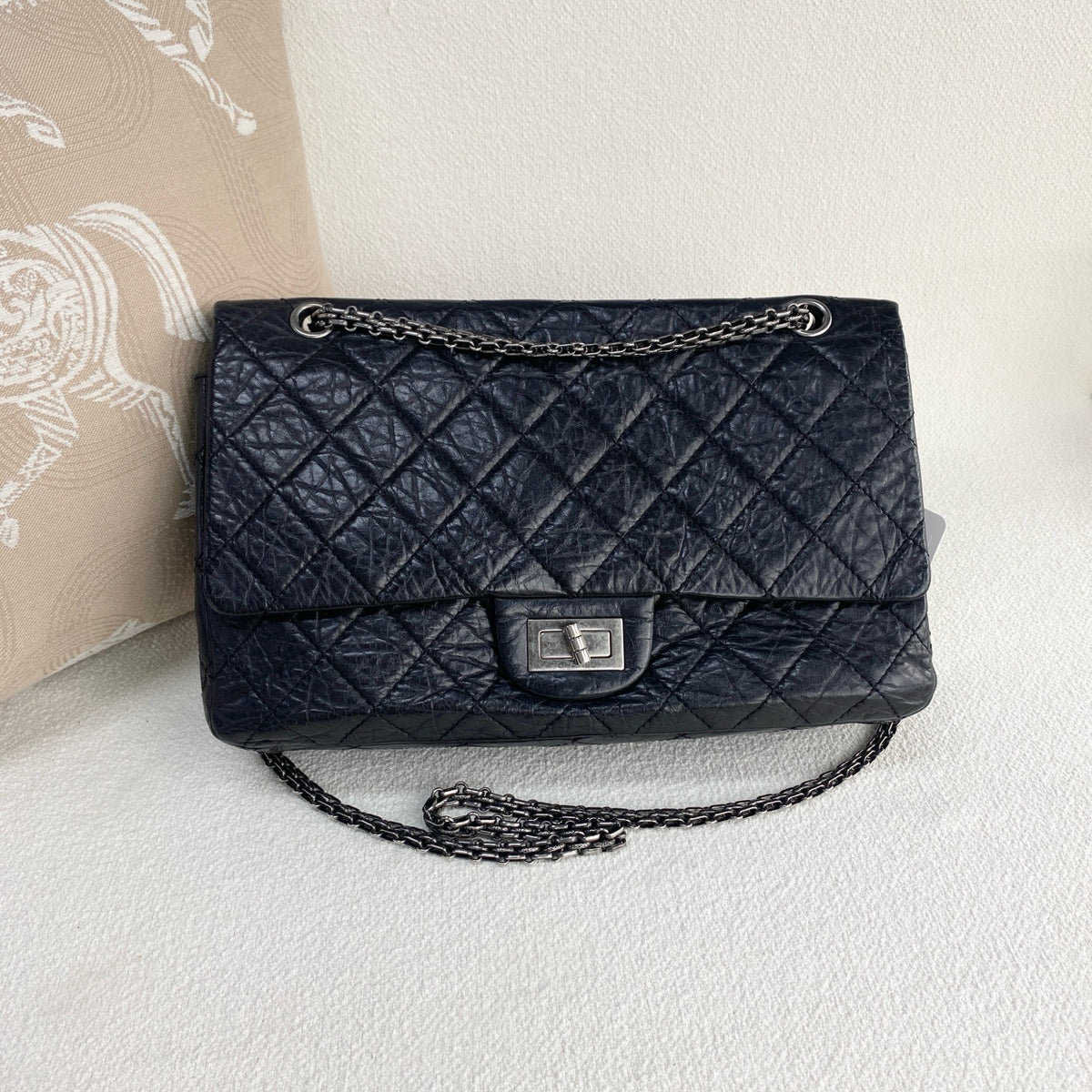 Chanel - 2.55 - Leather - Black - (large)