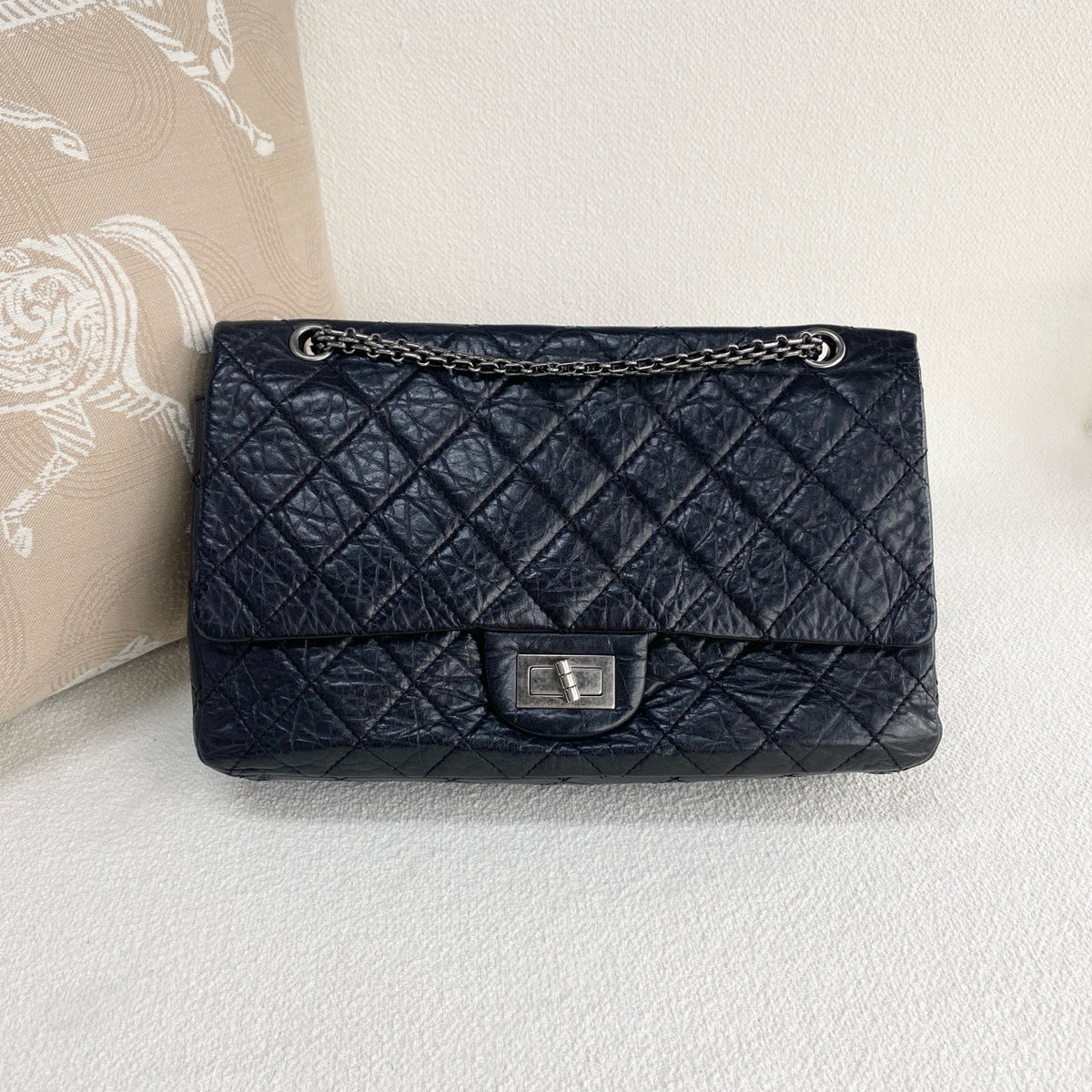 Chanel - 2.55 - Leather - Black - (large)
