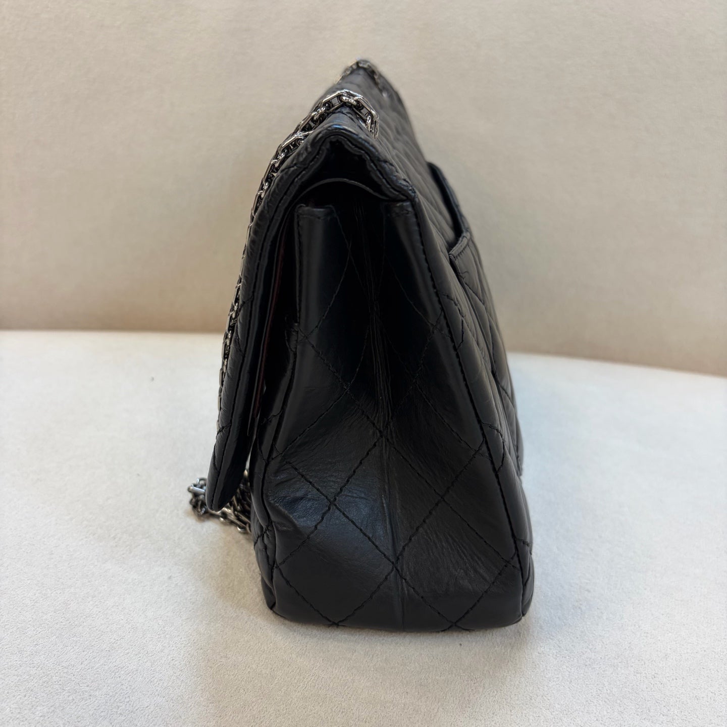 Chanel - 2.55 - Leather - Black - (large)