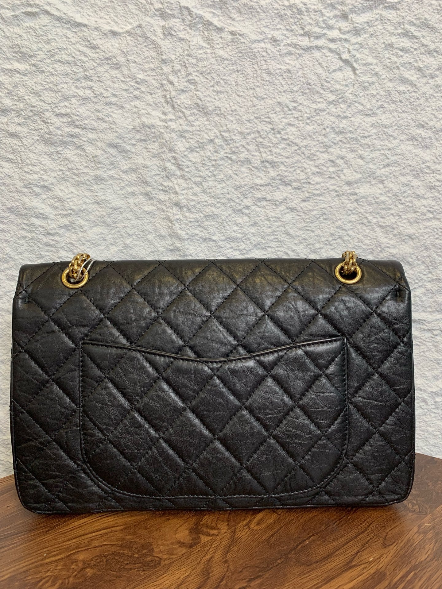 Chanel - 2.55 - Leather - Black - (large)