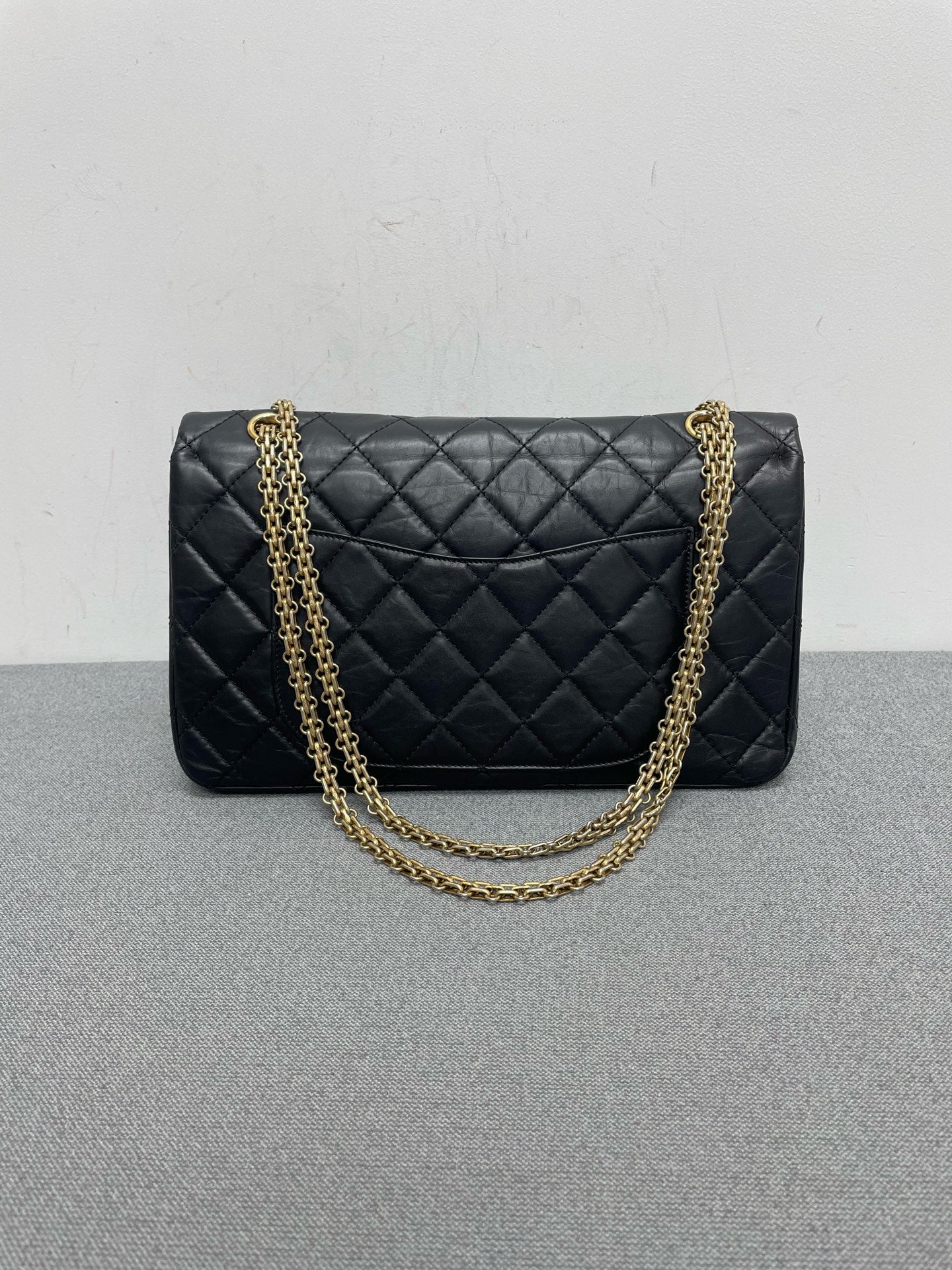 Chanel - 2.55 - Leather - Black - (large)