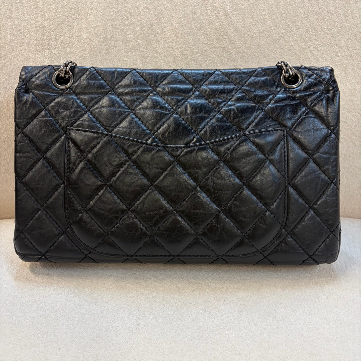 Chanel - 2.55 - Leather - Black - (large)