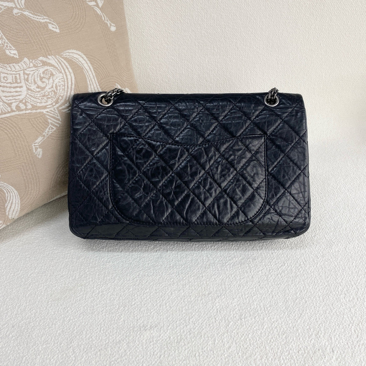 Chanel - 2.55 - Leather - Black - (large)