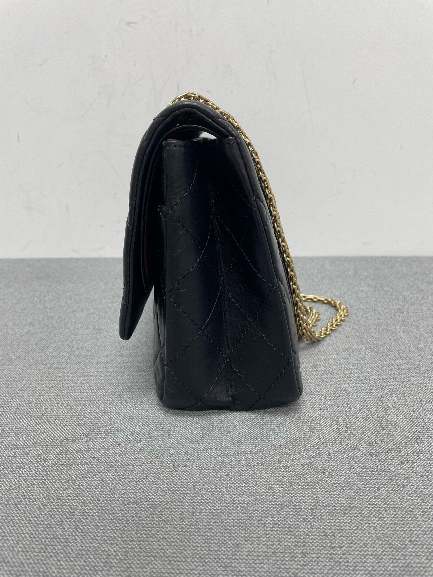 Chanel - 2.55 - Leather - Black - (large)