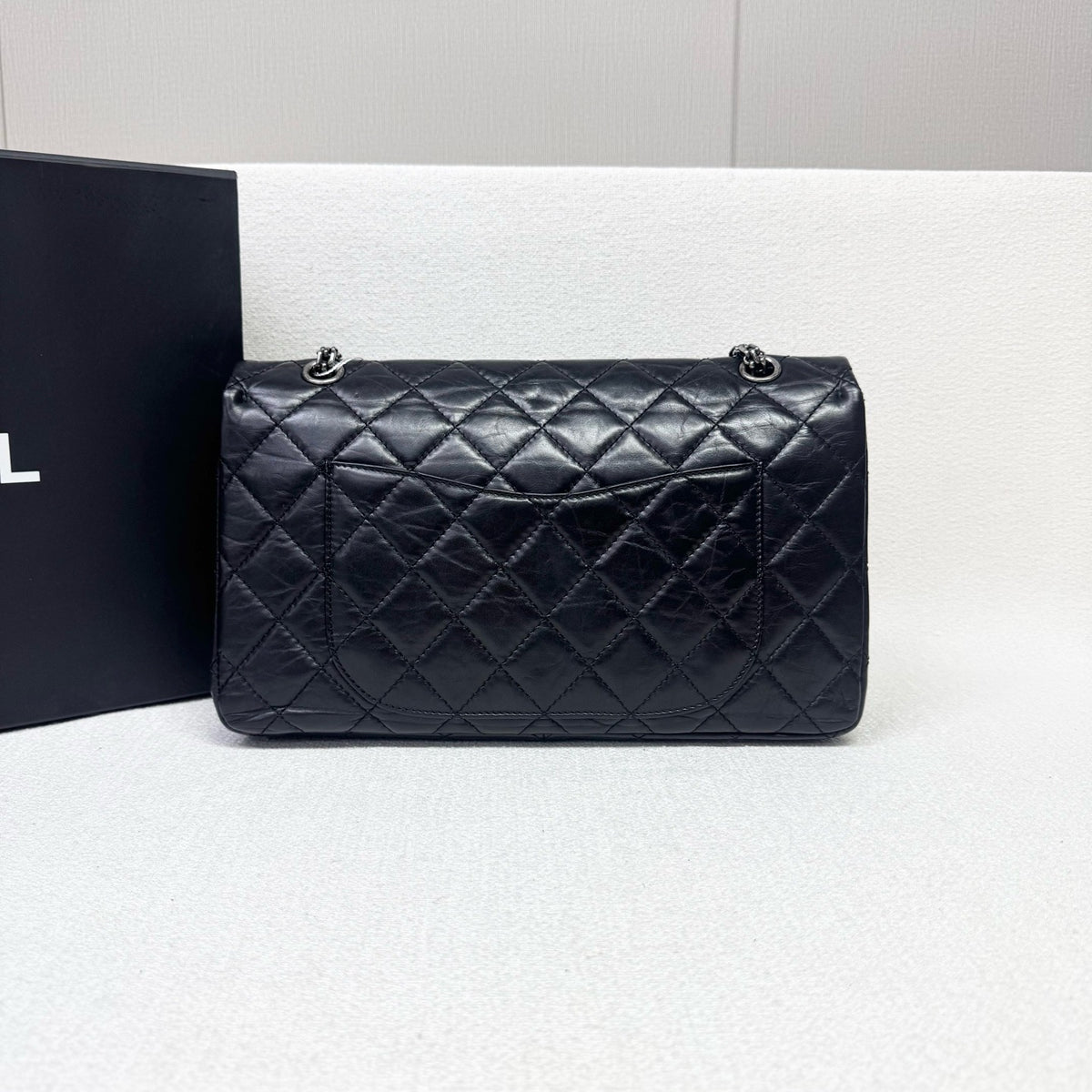 Chanel - 2.55 - Leather - Black - (Large)