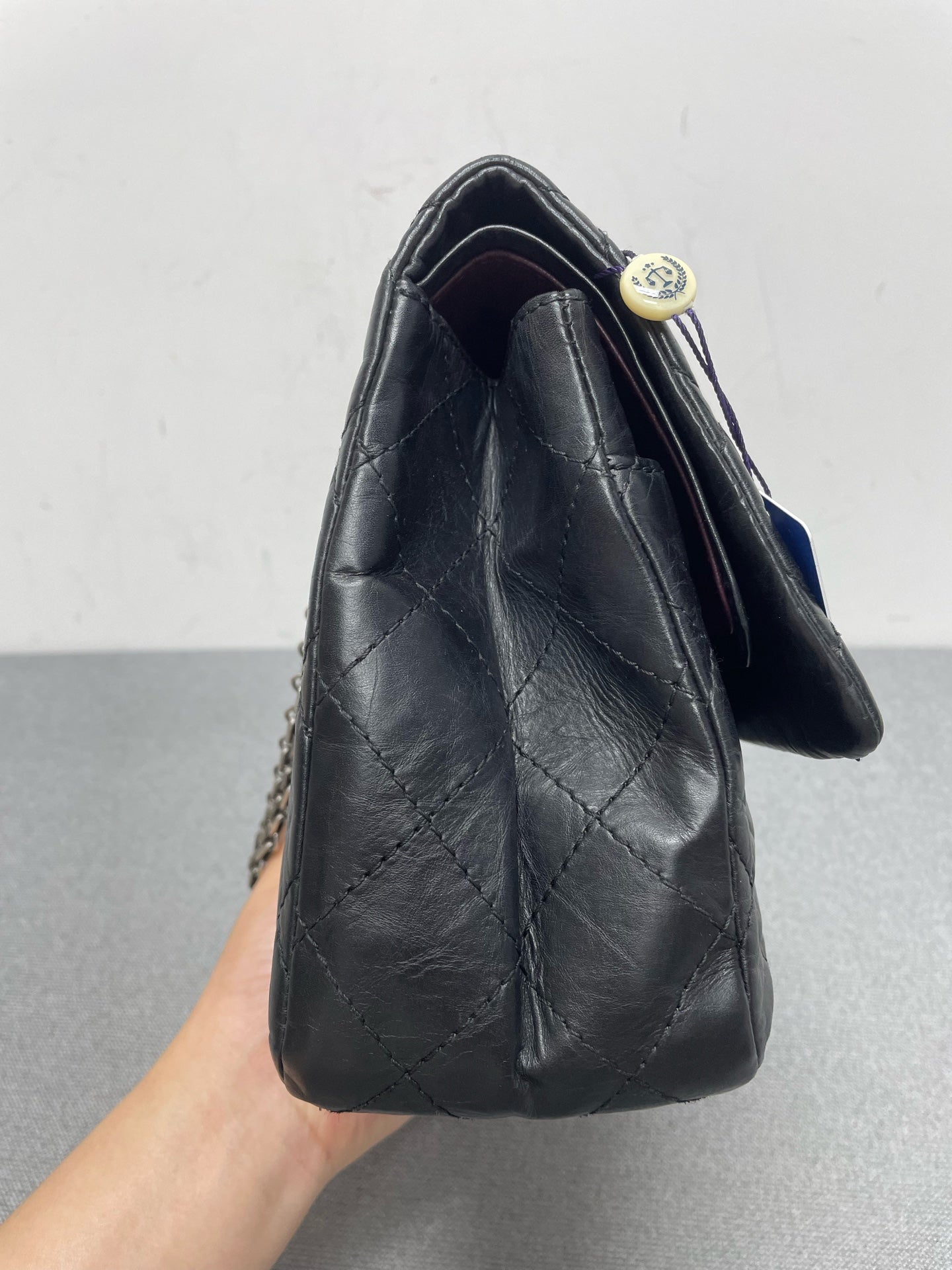 Chanel - 2.55 - Leather - Black - (Large)