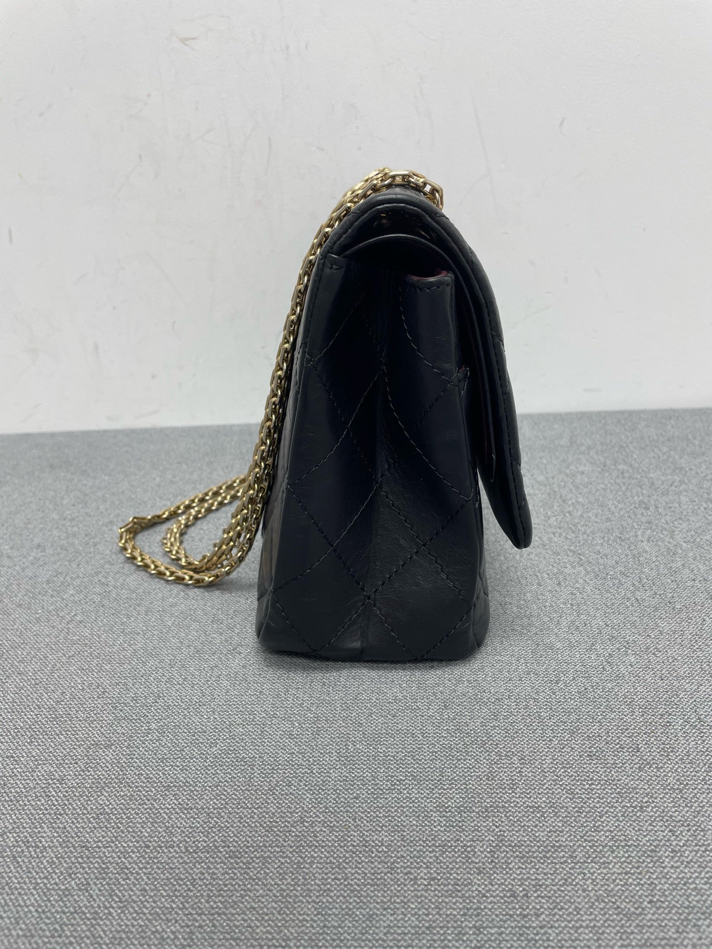 Chanel - 2.55 - Leather - Black - (large)