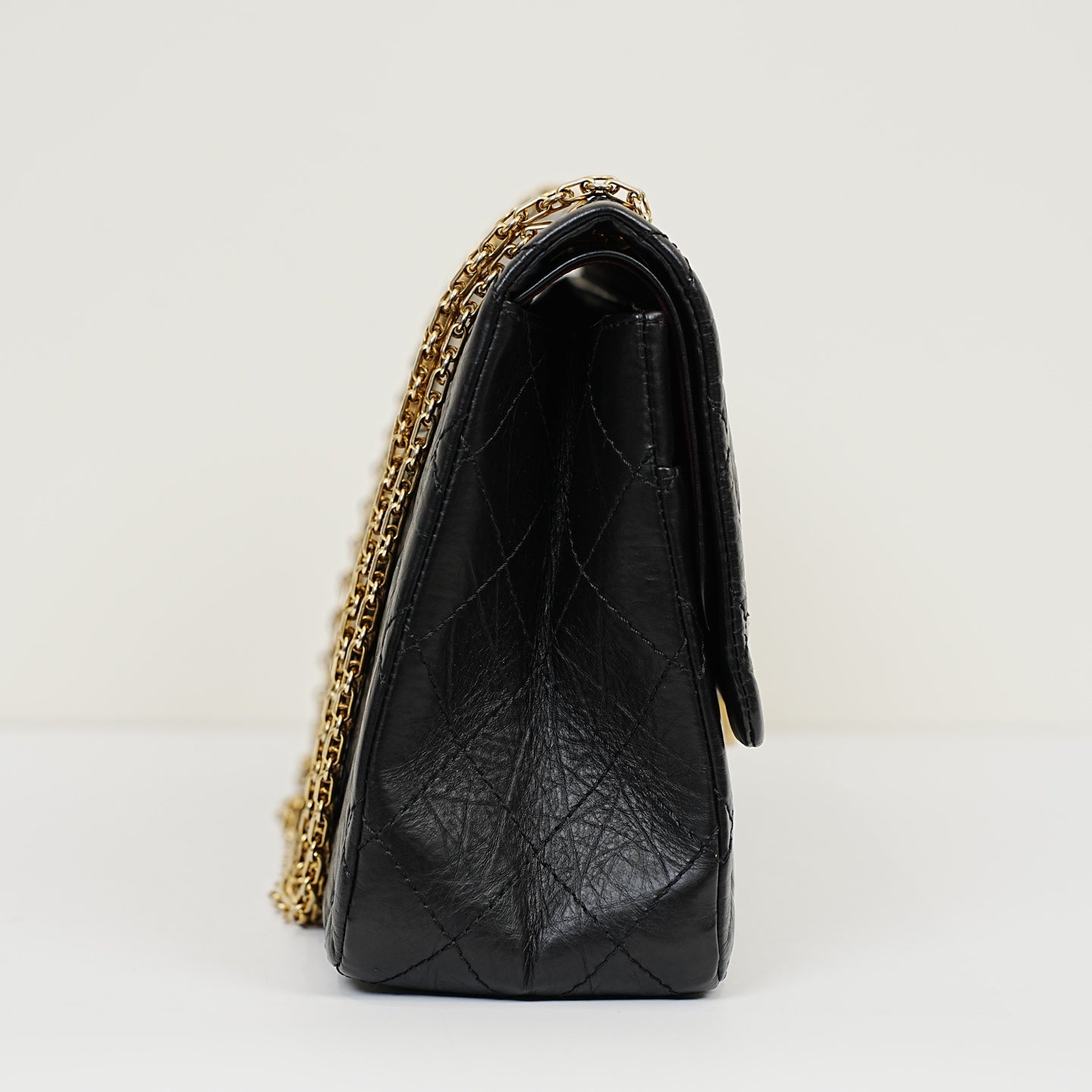 Chanel - 2.55 - Leather - Black - (large)