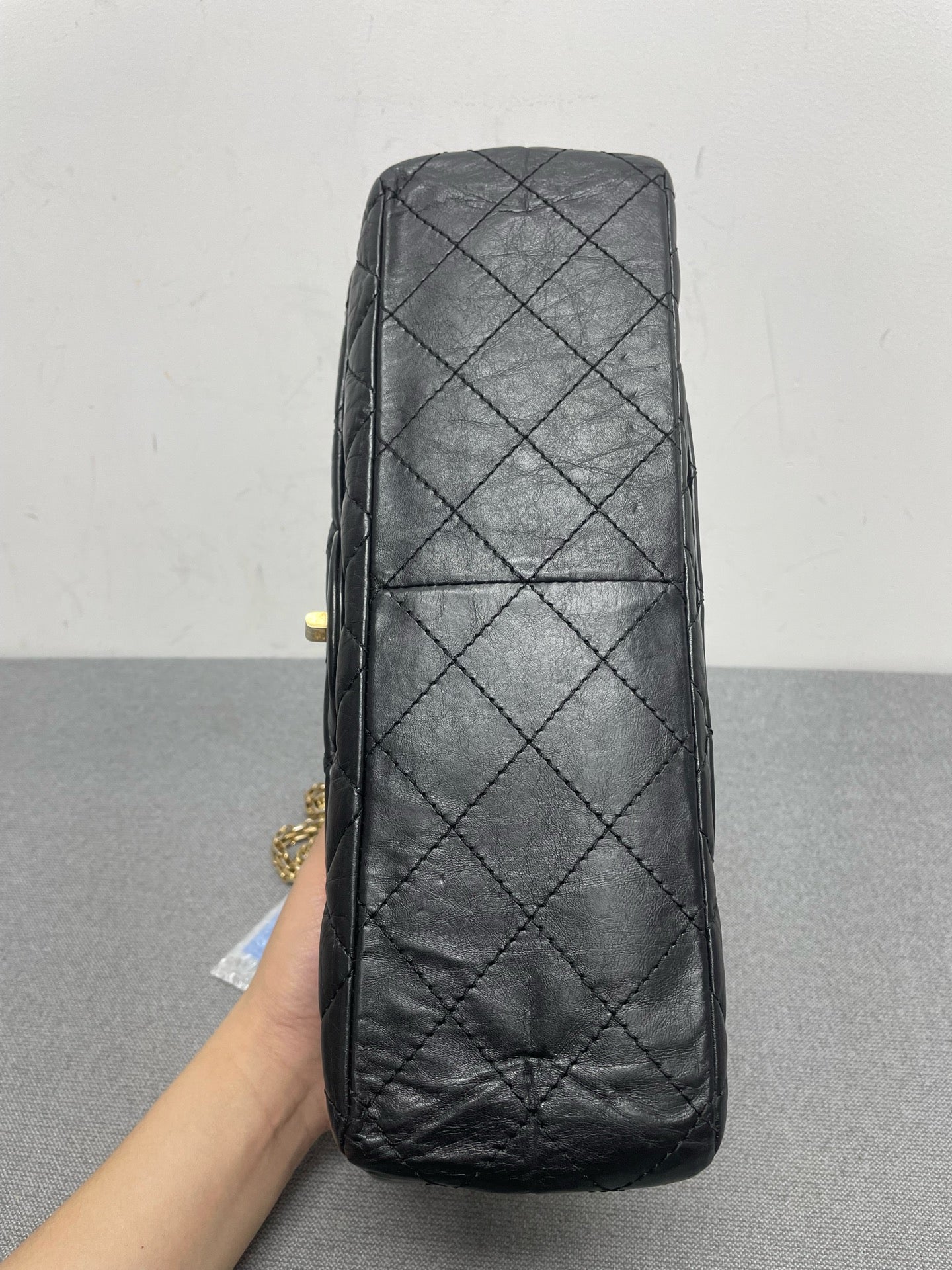 Chanel - 2.55 - Leather - Black - (large)