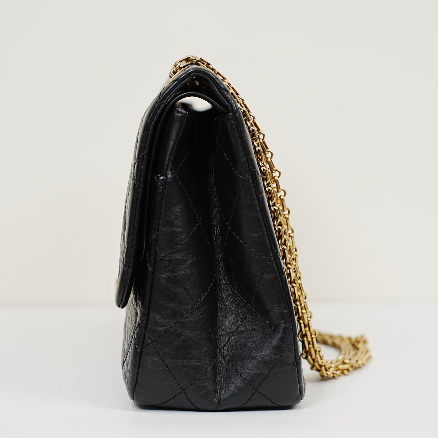 Chanel - 2.55 - Leather - Black - (large)